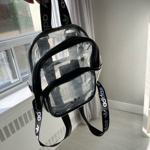 Transparent Adidas backpack